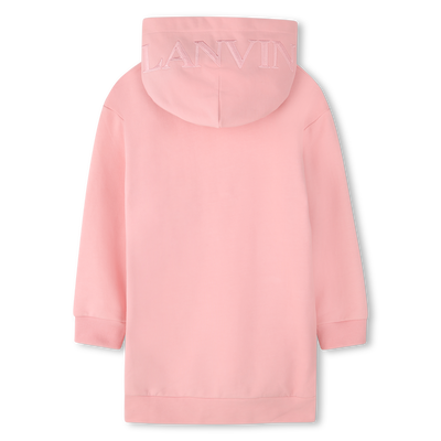 Sweatshirt-Kleid aus Fleece LANVIN GIRL