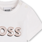 T-Shirt mit gedrucktem Logo BOSS 
                    BOY
