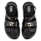 Leder-Sandalen mit Schnalle KARL LAGERFELD KIDS 
                    GIRL