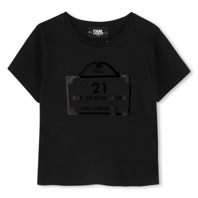 Bedrucktes T-Shirt KARL LAGERFELD KIDS GIRL