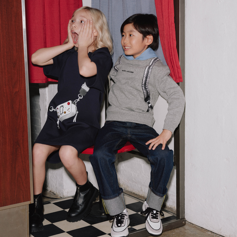 Sweatshirt aus Baumwollfleece MARC JACOBS 
                        BOY