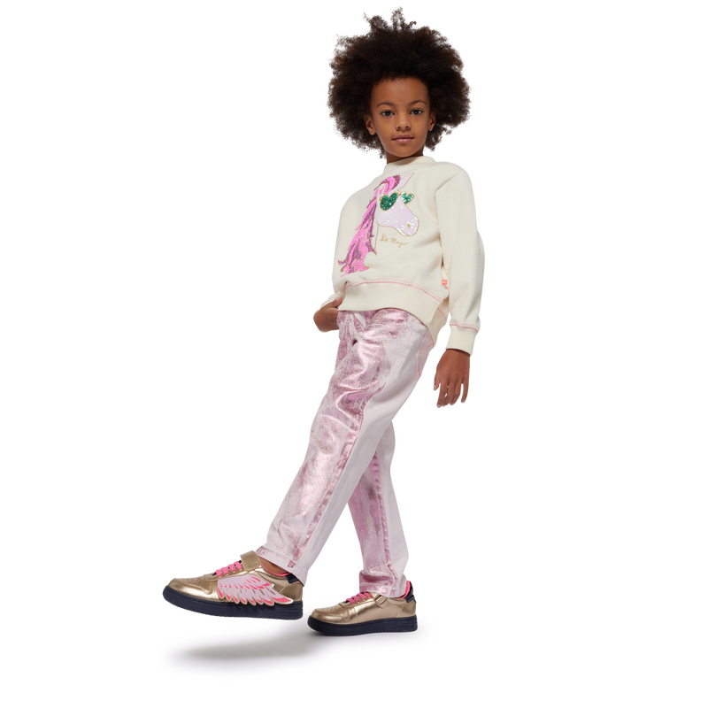 Schn&uuml;r-Sneakers mit Klett BILLIEBLUSH 
                        GIRL