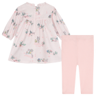 Baumwoll-Kleid und Leggings KENZO KIDS 
                    GIRL