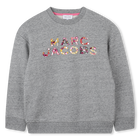 Sweatshirt aus Baumwollfleece MARC JACOBS 
                    GIRL