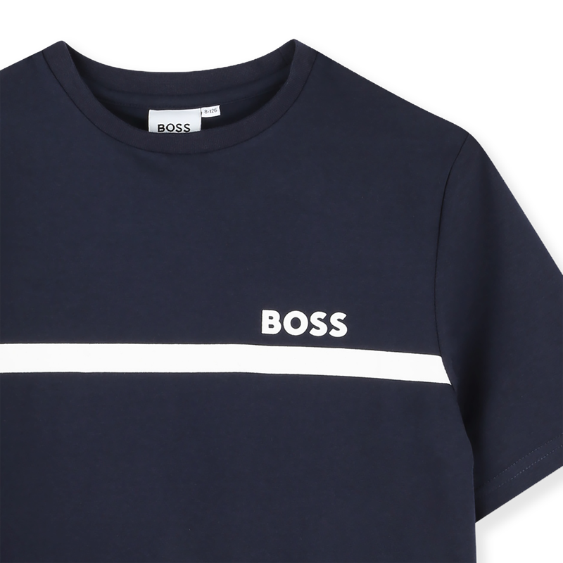 KURZ&Auml;RMELIGES T-SHIRT BOSS 
                        BOY