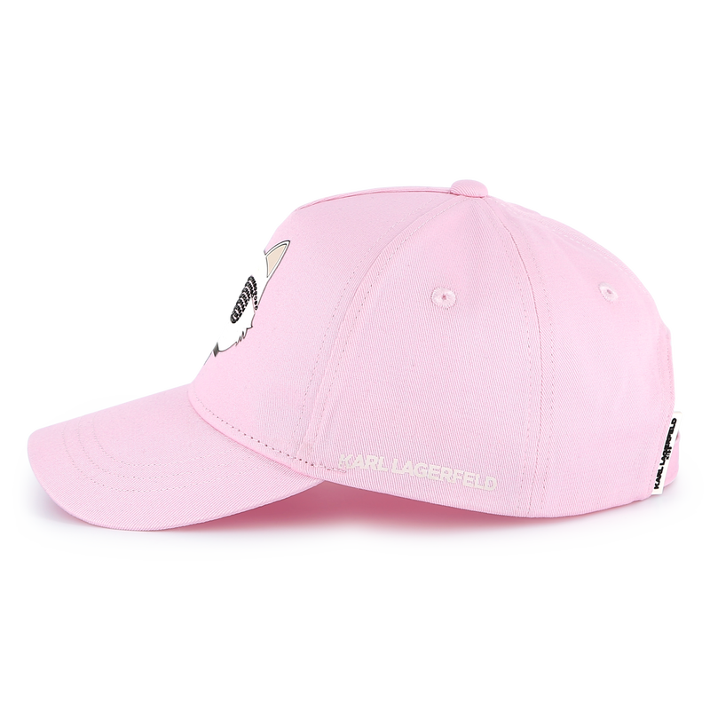 Verstellbares Baumwoll-Cap KARL LAGERFELD KIDS 
                        GIRL