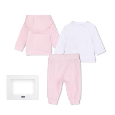 Hose, Cardigan und T-Shirt Set BOSS M&Auml;DCHEN