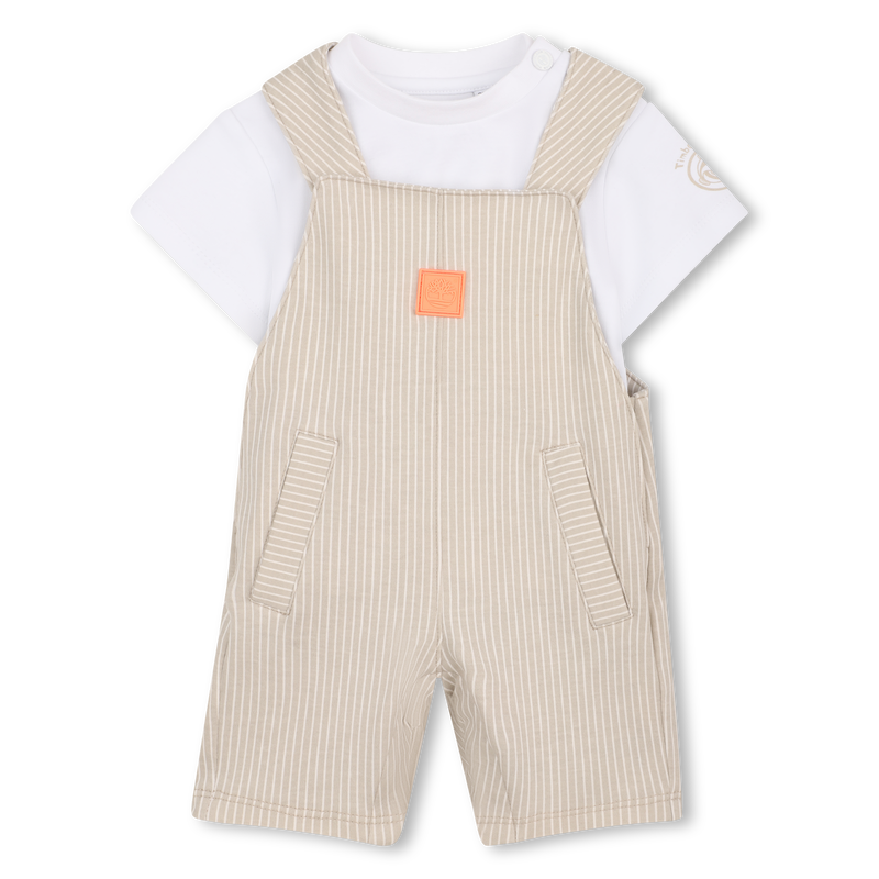 OVERALL UND T-SHIRT-SET TIMBERLAND 
                        BOY