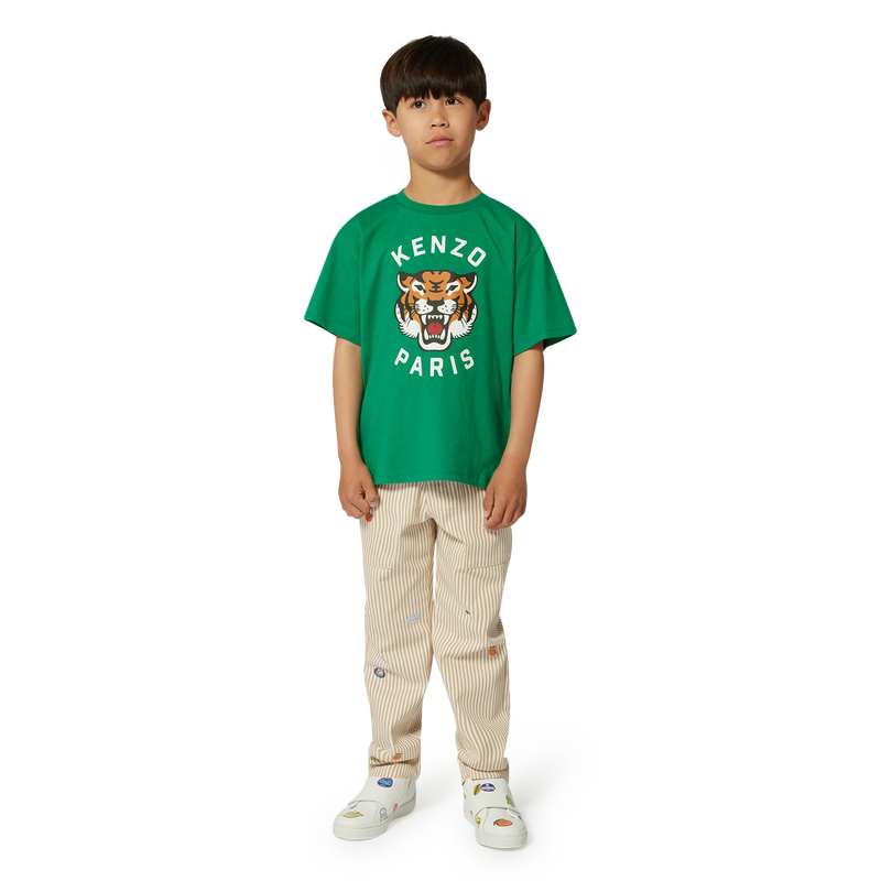 Baumwoll-T-Shirt mit Print KENZO KIDS 
                        BOY
