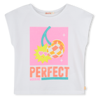 Bedrucktes Baumwoll-T-Shirt BILLIEBLUSH 
                    GIRL