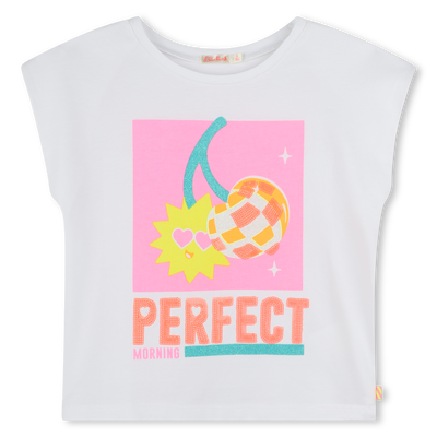 Bedrucktes Baumwoll-T-Shirt BILLIEBLUSH GIRL