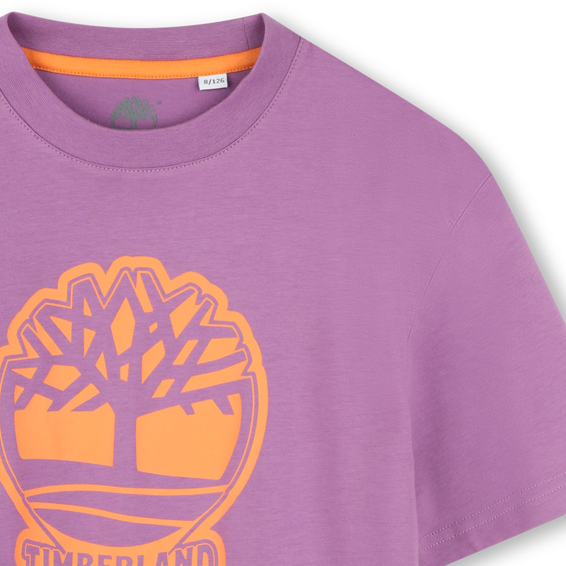 Zweifarbiges T-Shirt mit Logo TIMBERLAND 
                        BOY