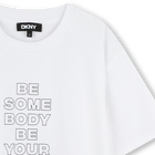 Kurzarm-T-Shirt aus Baumwolle DKNY 
                    GIRL