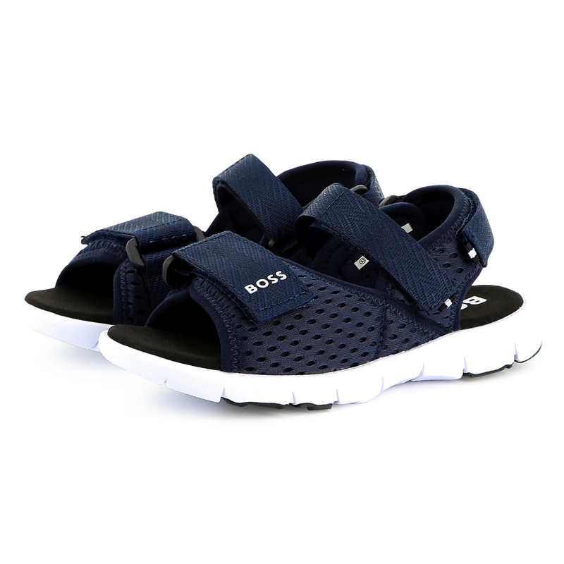 Klett-Sandalen aus Canvas BOSS 
                        BOY