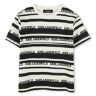 Gestreiftes T-Shirt KARL LAGERFELD KIDS 
                    BOY