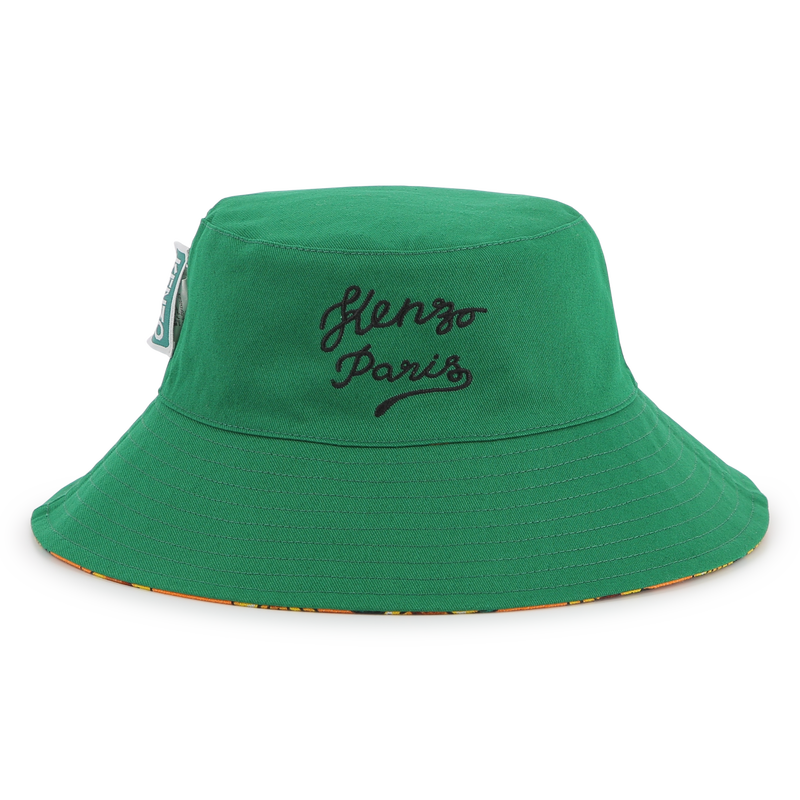 Wendbarer Baumwoll-Fischerhut KENZO KIDS 
                        UNISEX