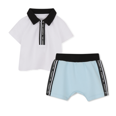 SET AUS T-SHIRT UND SHORTS KARL LAGERFELD KIDS BOY