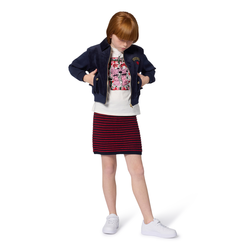 Kurz&auml;rmeliges T-Shirt SONIA RYKIEL 
                        GIRL