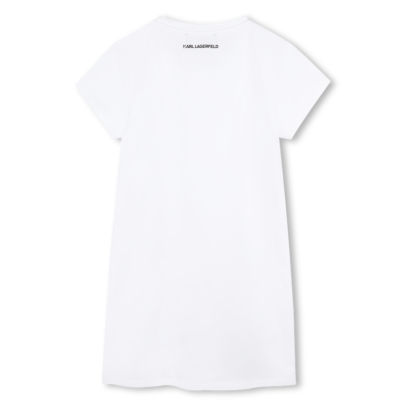 Kurz&auml;rmeliges Kleid KARL LAGERFELD KIDS 
                        GIRL