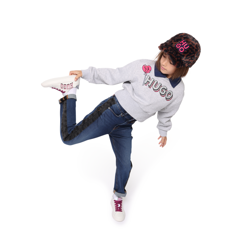 Sneaker mit Printschnürsenkeln HUGO 
                    GIRL