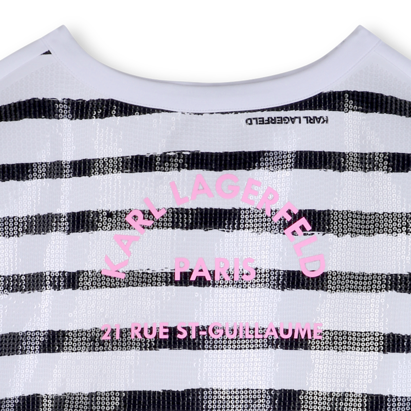 GESTREIFTES SWEATSHIRT KARL LAGERFELD KIDS 
                        GIRL