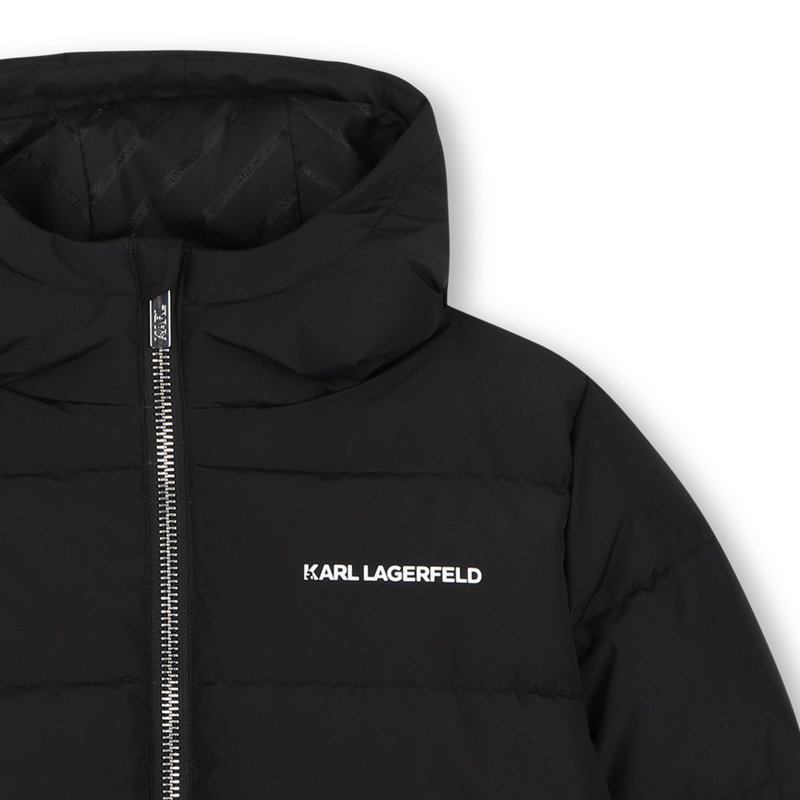 Steppjacke mit Kapuze KARL LAGERFELD KIDS 
                        BOY
