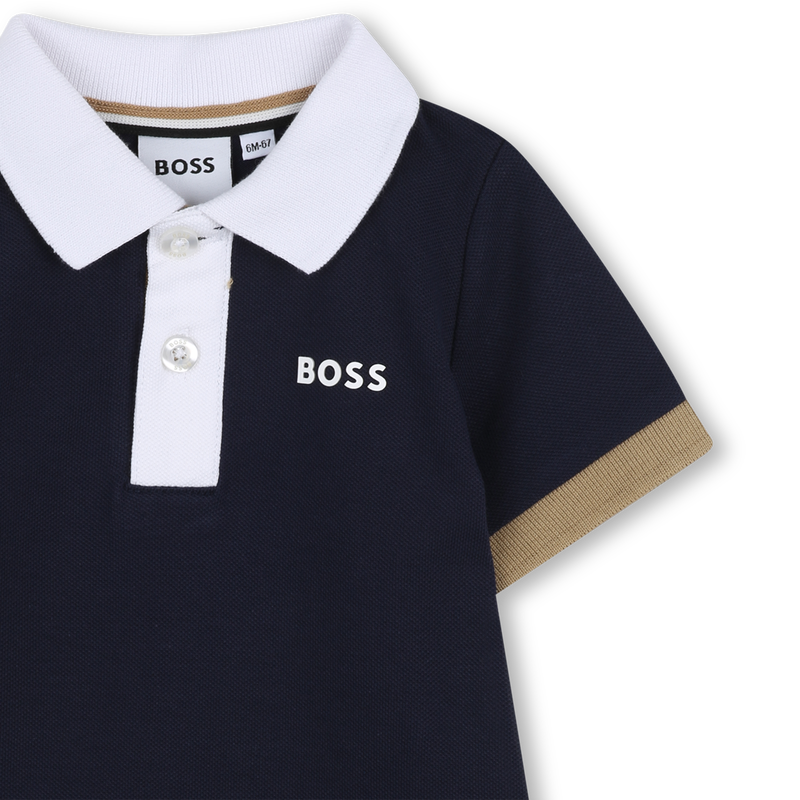 KURZ&Auml;RMELIGES POLOSHIRT BOSS 
                        BOY