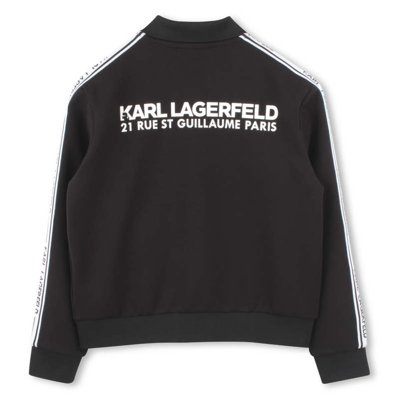 Sweatjacke mit Taschen KARL LAGERFELD KIDS 
                        BOY