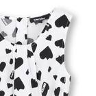 Baumwollkleid mit Print DKNY 
                    GIRL