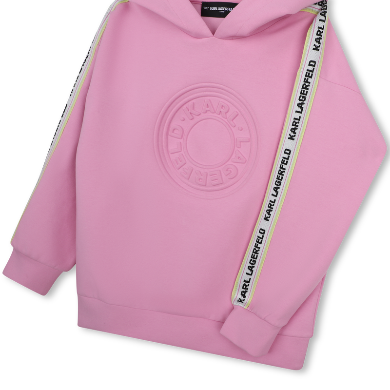 Kapuzensweatshirt KARL LAGERFELD KIDS 
                        GIRL