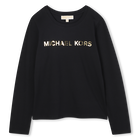 Lang&auml;rmeliges T-Shirt, SCHWARZ, hi-res