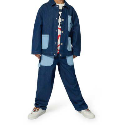 Jeansjacke aus Baumwolle KENZO KIDS UNISEX