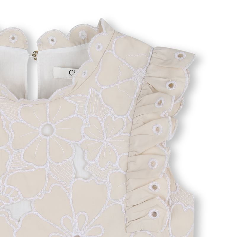 T-SHIRT MIT BLUMENSTICKEREI CHLOE 
                        GIRL