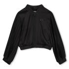 Jacke mit plissierten &auml;rmeln KARL LAGERFELD KIDS 
                    GIRL