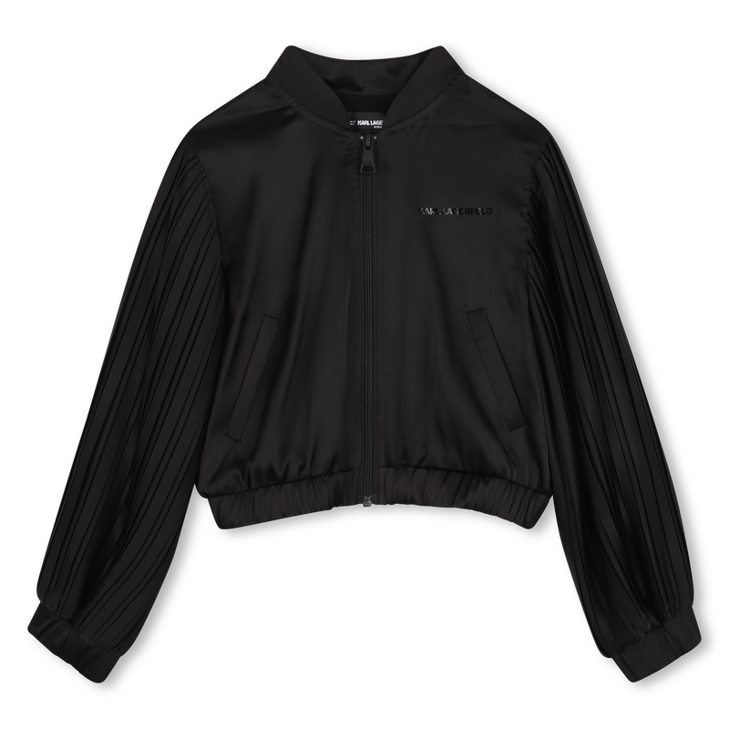 JACKE MIT PLISSIERTEN &Auml;RMELN KARL LAGERFELD KIDS 
                        GIRL