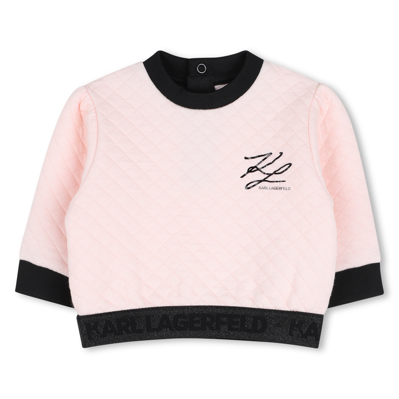 Sweat- und Rockset KARL LAGERFELD KIDS 
                        M&Auml;DCHEN