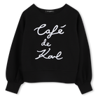 Sweatshirt mit Stickerei KARL LAGERFELD KIDS 
                    GIRL