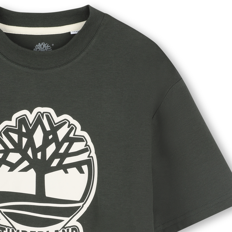 Zweifarbiges T-Shirt mit Logo TIMBERLAND 
                        BOY