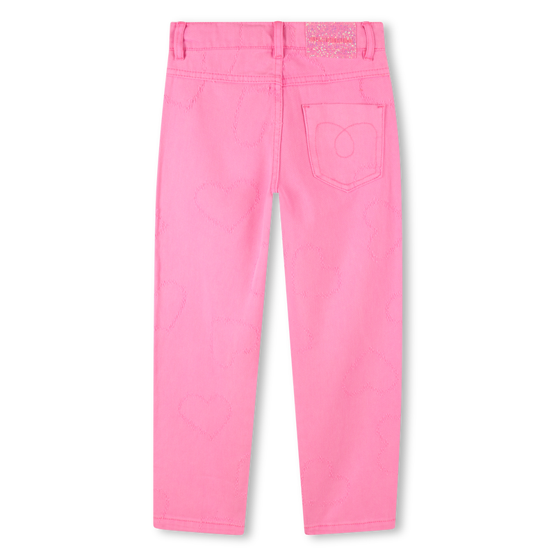 Hose aus Twill mit Herzen BILLIEBLUSH 
                        GIRL