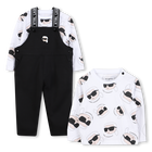 Set aus Overall und T-Shirt KARL LAGERFELD KIDS 
                    BOY