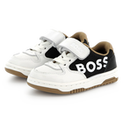 Ledersneaker mit Klettriemen BOSS 
                    BOY