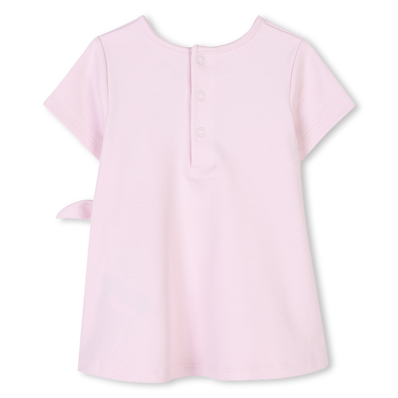 Kurz&auml;rmliges Baumwollkleid MICHAEL KORS 
                        GIRL