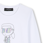 Langarmshirt KARL LAGERFELD KIDS 
                    GIRL