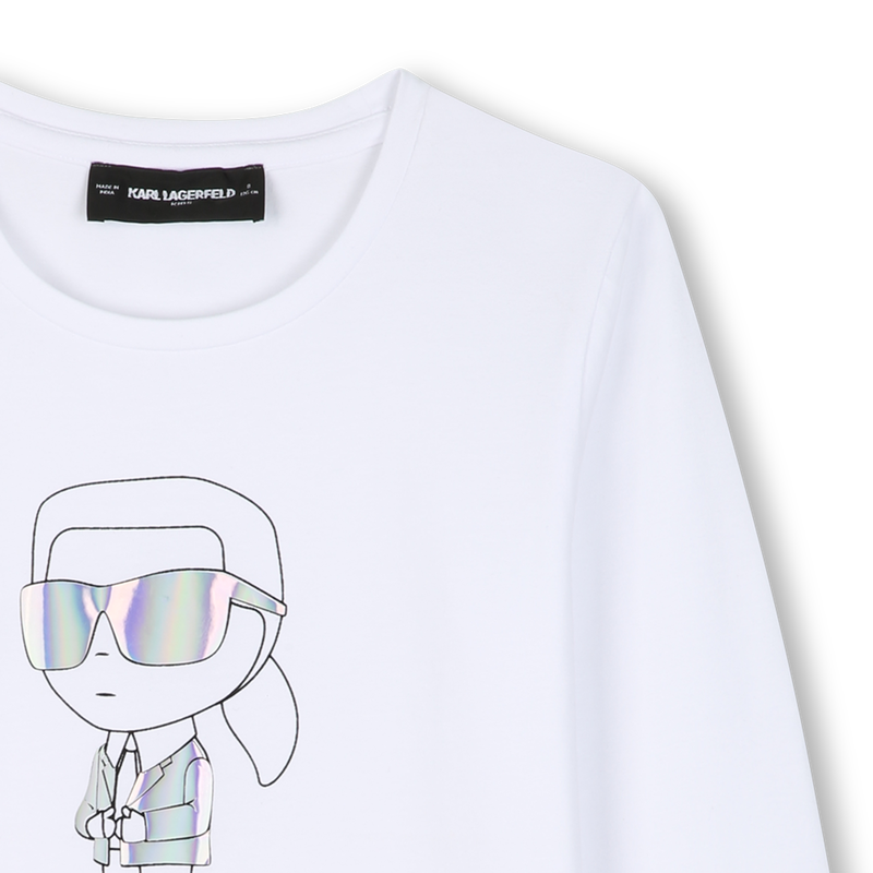 Langarmshirt KARL LAGERFELD KIDS 
                        GIRL