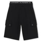Bermudashorts mit elastischem bund KARL LAGERFELD KIDS 
                    BOY