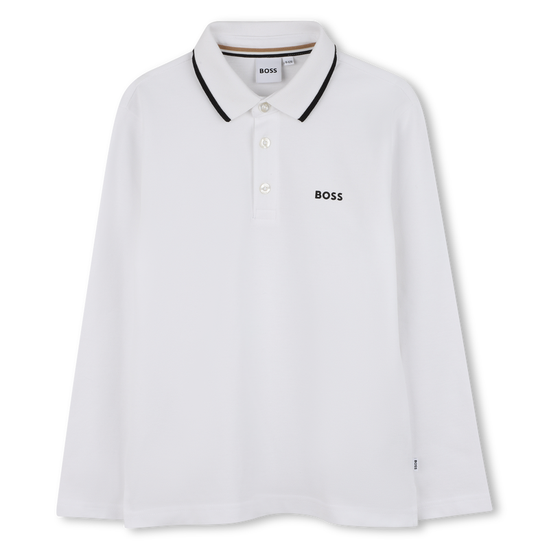 Lang&auml;rmeliges Poloshirt BOSS 
                        BOY