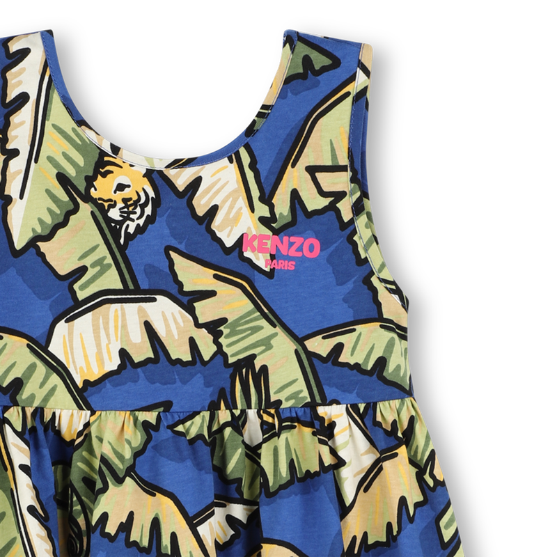 Tr&auml;gerkleid aus Baumwolle KENZO KIDS 
                        GIRL