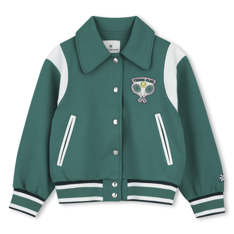 STRICKJACKE MIT DRUCKKN&Ouml;PFEN KIDS AROUND 
                        GIRL