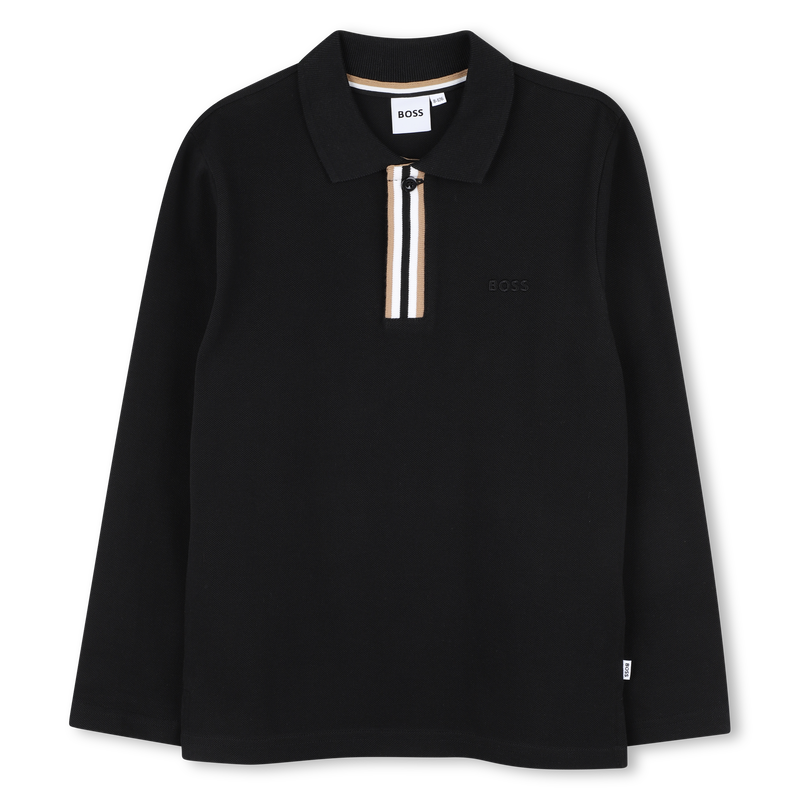 Lang&auml;rmeliges Poloshirt BOSS 
                        BOY