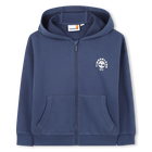 Jogger-sweatshirt mit kapuze, SCHIEFERBLAU, hi-res